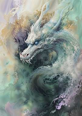 Abstract Chinese Dragon