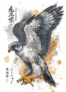 Ukiyo Minimalism Falcon