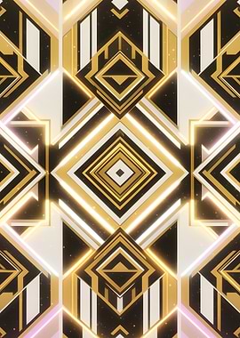 Art Deco Geometric Pattern