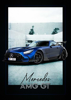 Mercedes AMG GT Carbon Poster