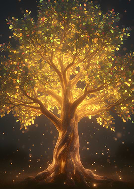 Glowing Tree of Life