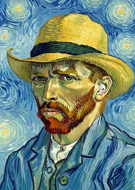VanGogh Self-Portrait with Airpods