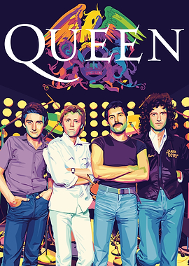 Queen Band Portrait