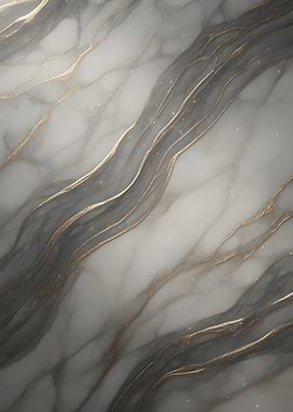Elegant Marble Texture with Gold Veins