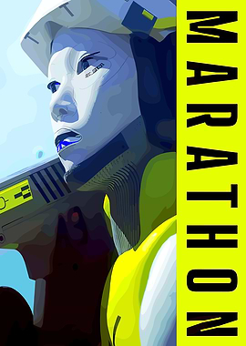 Futuristic Marathon Runner