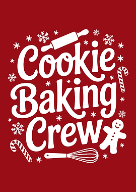 Cookie Baking Crew Holiday Design