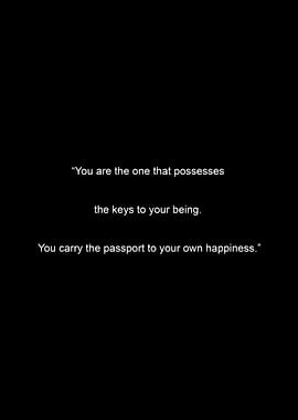 Keys to Being, Passport to Happiness