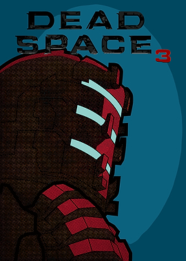 Dead Space 3 Helmet Illustration