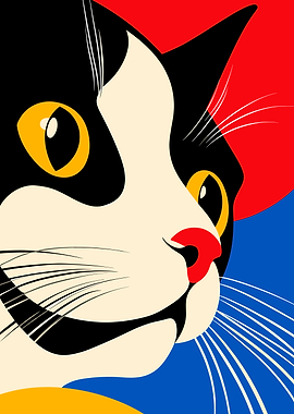 Stylized Cat Portrait