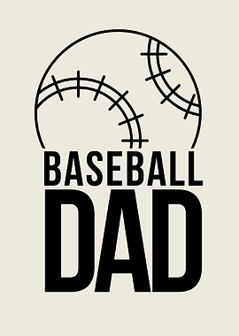 Baseball Dad Graphic