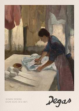 Woman Ironing by Edgar Degas