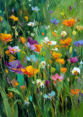 Colorful Wildflower Meadow