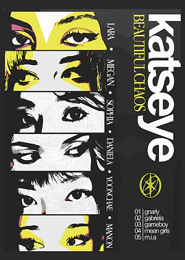 Katseye Beautiful Chaos Album Cover Art