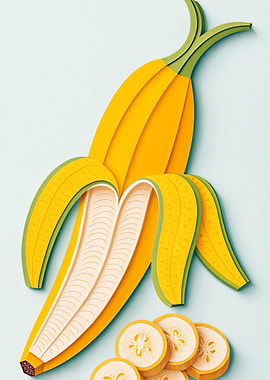 Banana Paper Art