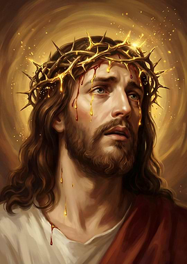 Jesus Christ with Crown of Thorns