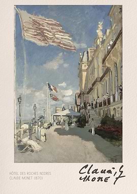 Hôtel des Roches Noires by Monet