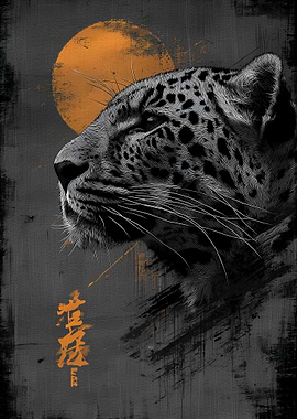 Ukiyo Minimalism Leopard