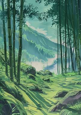 Bamboo Forest Landscape