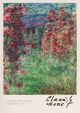 La Maison dans les Roses - Monet