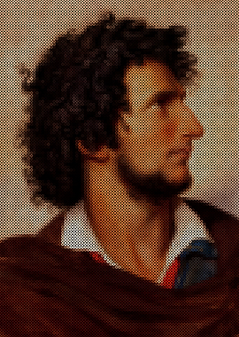 Head of a Young Bearded Venetian Man in Profile