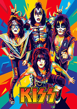 KISS Band wpap art