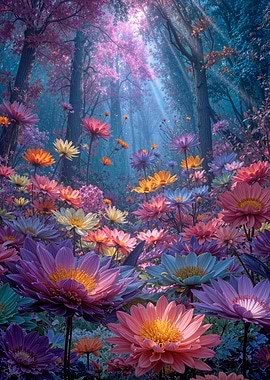 Floral Spring Forest
