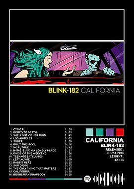 Blink-182 California Album Cover Art