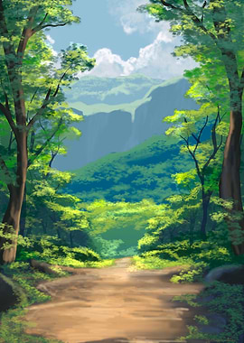 Forest Path Landscape
