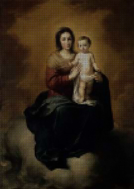 Madonna and Child Painting