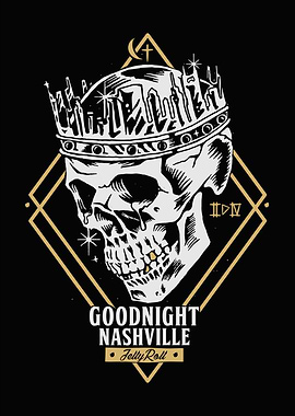 Goodnight Nashville Skull King