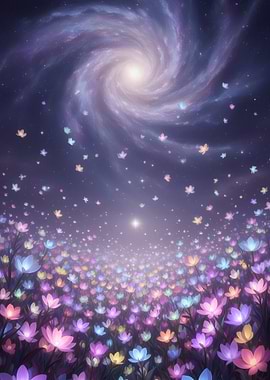 Floral Galaxy Dreamscape