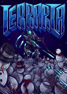 Terraria Snowman Battle