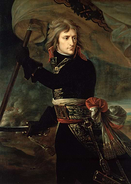 Napoléon Bonaparte sur le pont d'Arcole-1797