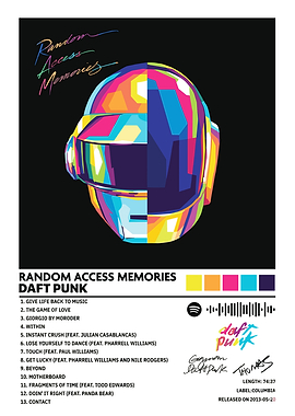 Daft Punk Random Access Memories Artwork