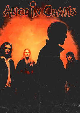 Alice in Chains Band Poster