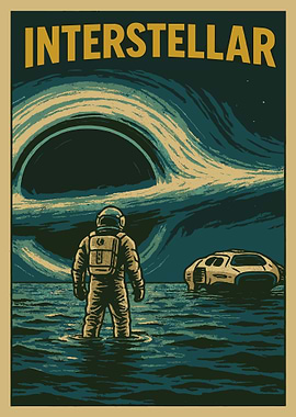 Interstellar Movie Poster Art