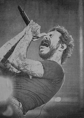 Post Malone Rap Poster Musician