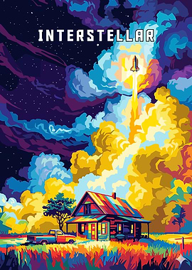 Interstellar Movie Poster Art