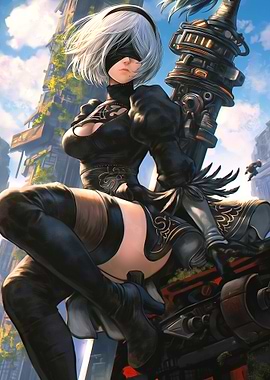 2B from Nier: Automata