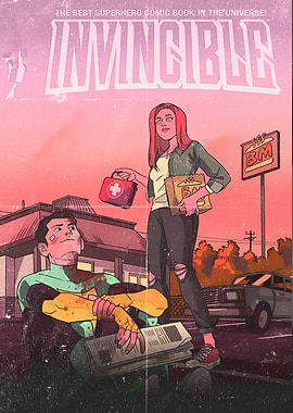Invincible Comic Book Cover Art
