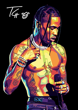 Travis Scott Portrait