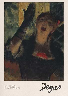 Cafe Singer by Edgar Degas