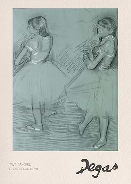 Two Dancers by Edgar Degas