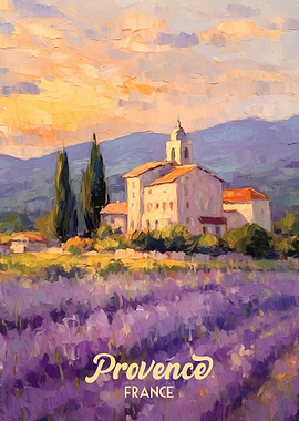 Provence France Landscape Painting