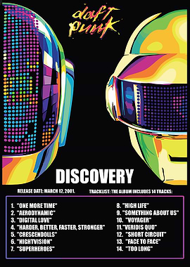Daft Punk Discovery Album Art