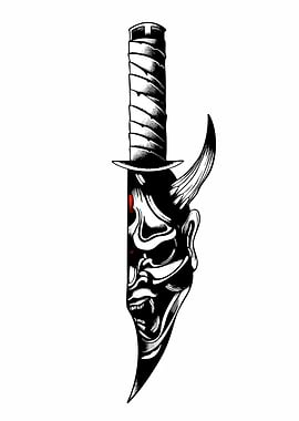 Oni Mask Knife