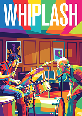 Whiplash Movie Poster Pop Art