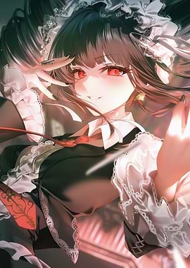 Anime Girl in Maid Outfit