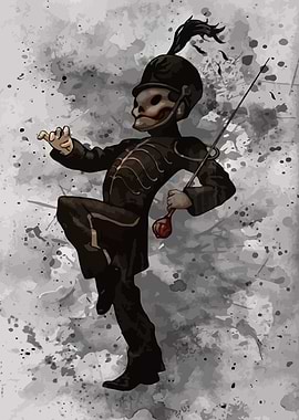 Watercolor Black Parade Illustration Artwork