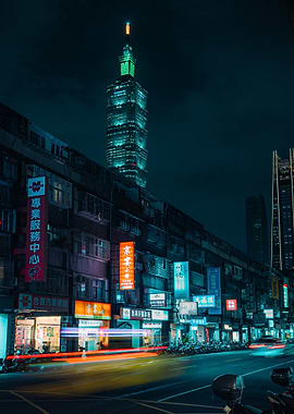 Cyberpunk Neon Night